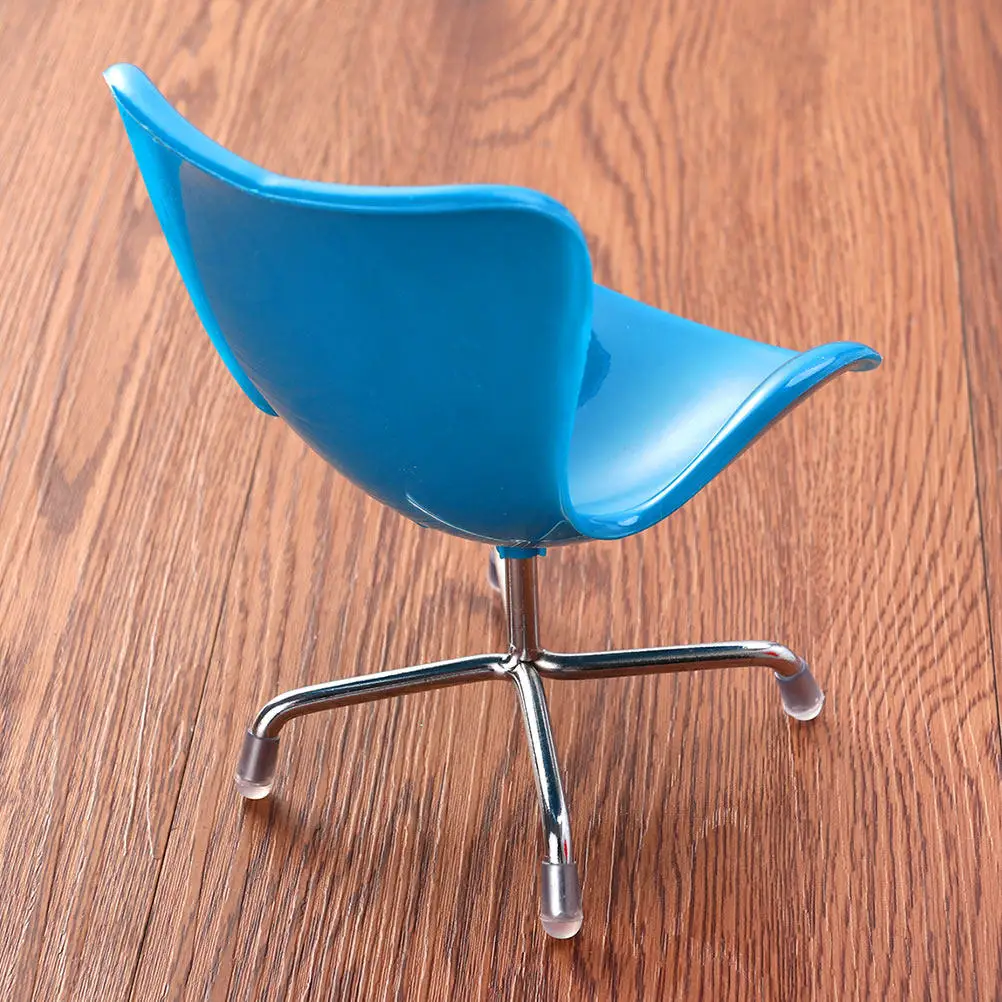 

2Pcs Mini Computer Chair Premium Plastic Miniature Furniture for Mini House Decor Bedroom Living Room Desktop Ornament Landscape