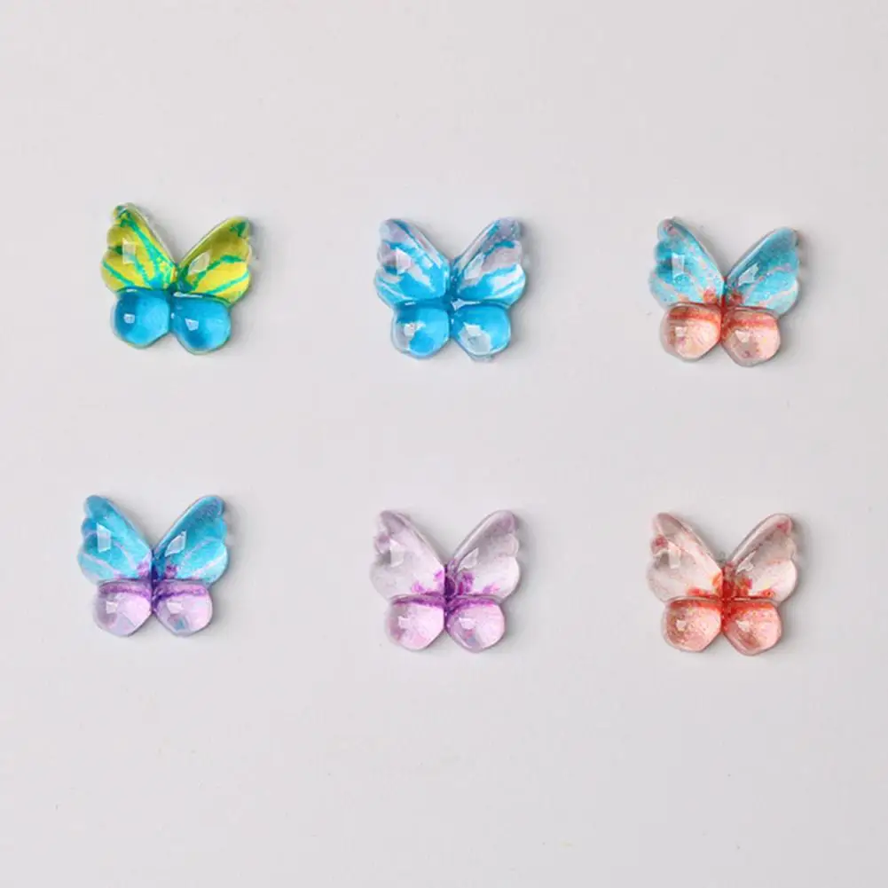 Nail Art Rhinestone 1 Bag Attractive Three-dimensional Long Lasting  DIY Butterfly Nail Art Charm Nail Salon Accessories