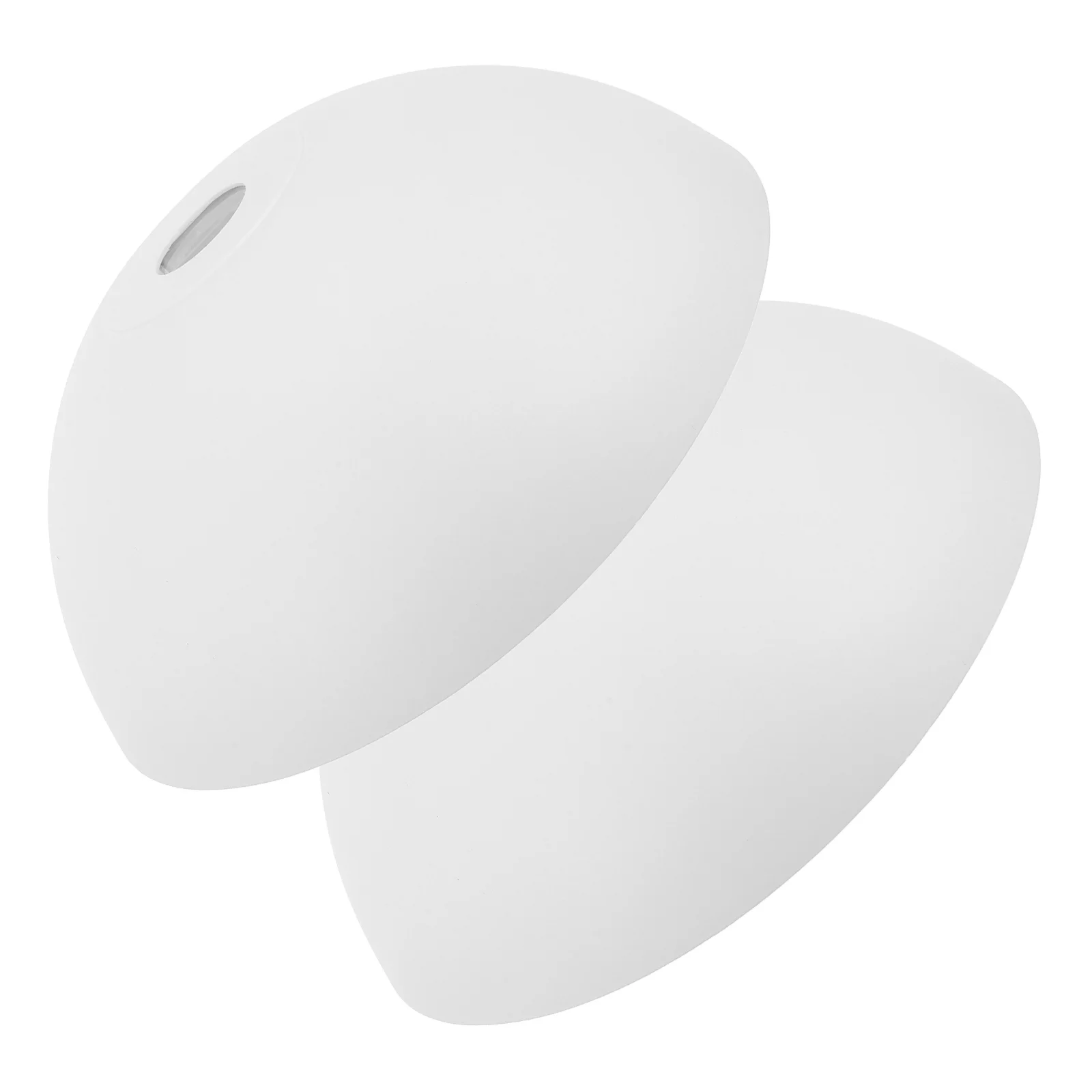 2 Pcs Plastic Lampshade Replacement Shades Dome Simple Cover Bedroom Flashlight