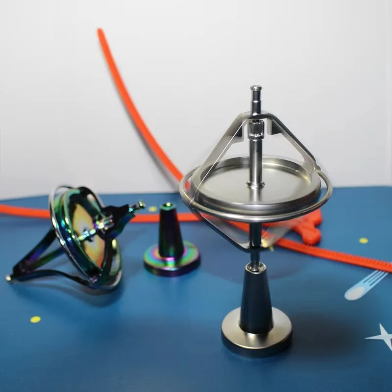 Metall Gyroskop Spielzeug Fingertip Gyro Magie Anti-schwerkraft Erwachsene Dekompression Balance Mechanische Anti-Schwerkraft Lehre Auszustatten Spielzeug