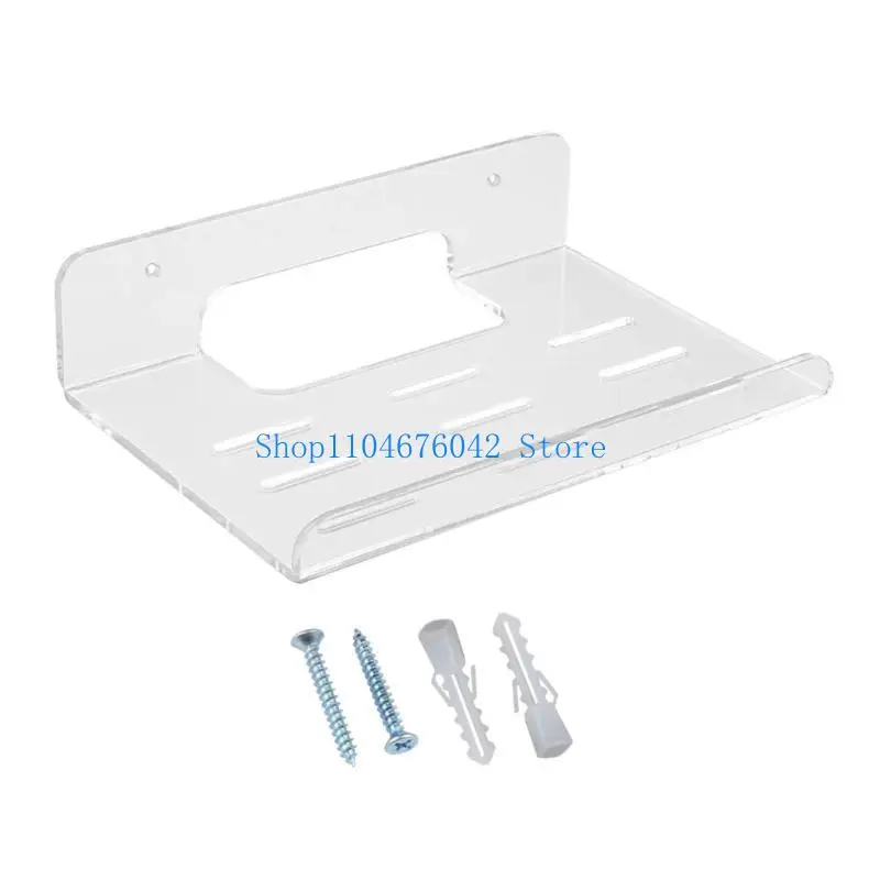 652F Wifi Router Storage Rack Wall Mount Holder for Home Bedroom Living Room Office Mini DVD Player Stand Bracket