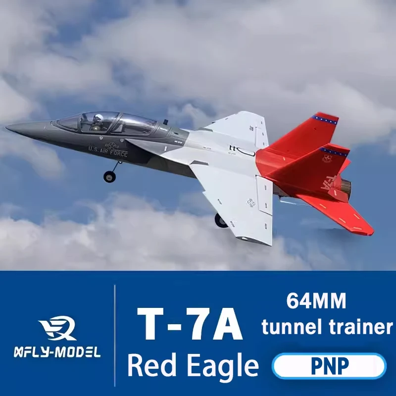 XFly 64mm T-7A Red Eagle PNP RC Electric Simulation Trainer Aircraft Fixed Wing Model Remote Controlled Aircraft Adult Toy