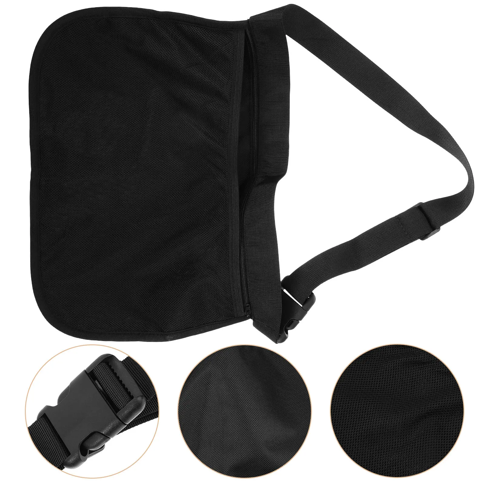 

Износостойкая сумка-сетка для теннисных мячей с поясным ремнем, портативный держатель для теннисных, гольф- и бейсбольных мячей, поясная сумка для бадминтонных мячей