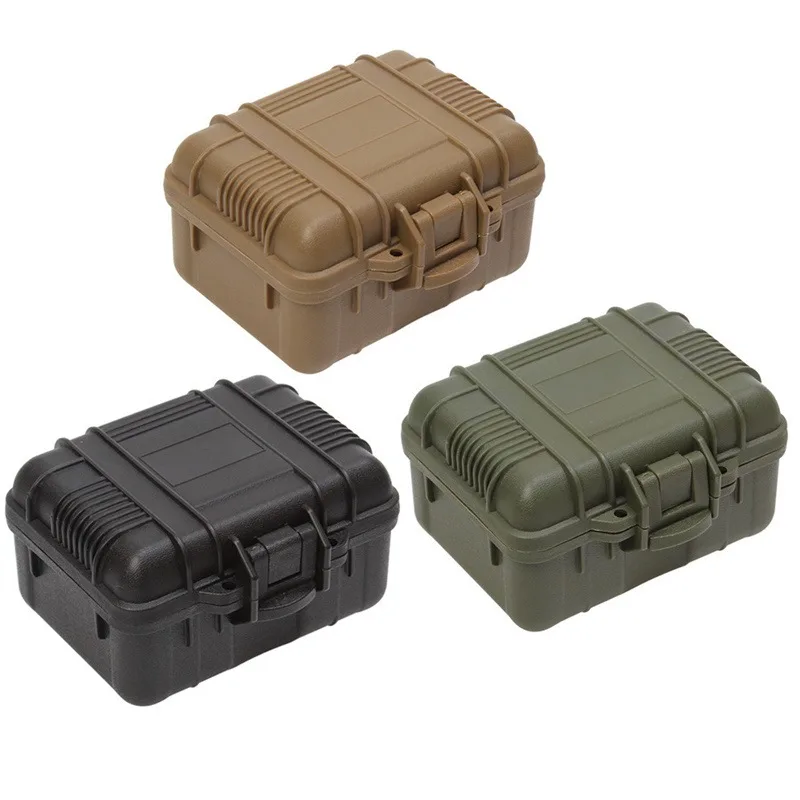 Plastic Small Tool box Waterproof Case Storage Boxes Safety Tool Storage For Mechanics Suitcase Organizer Hard Case Outdoor Port