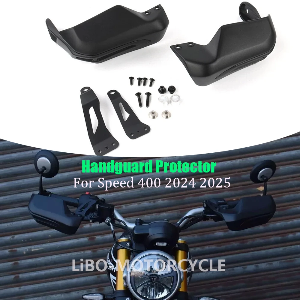 Для мотоцикла Triumph Speed 400 2024-2025 — матовый черный защитный руль, универсальные прочные аксессуары, НОВЫЕ поручни
