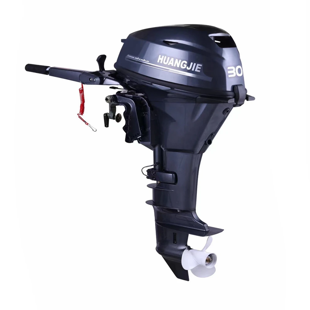 25HP 30HP 4Stroke Marine Outboard Motor Boat Engine Short Long Shaft Petrol For Fishing Boat 5000-6000RPM External Fuel Tank 24L