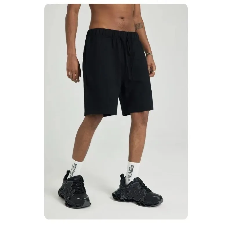 드래곤 볼 반바지 트렌디 캐주얼 스포츠 남성용 운동복 트렌디 브랜드 애니메이션 Sun Wukong Saiyan 프린트 5 점 바지