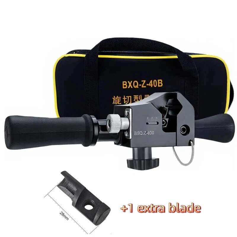 

BXQ-Z-40B Rotating Stripper Cable Wire Stripping Clamp below 12-40mm+1pc Blade Extra