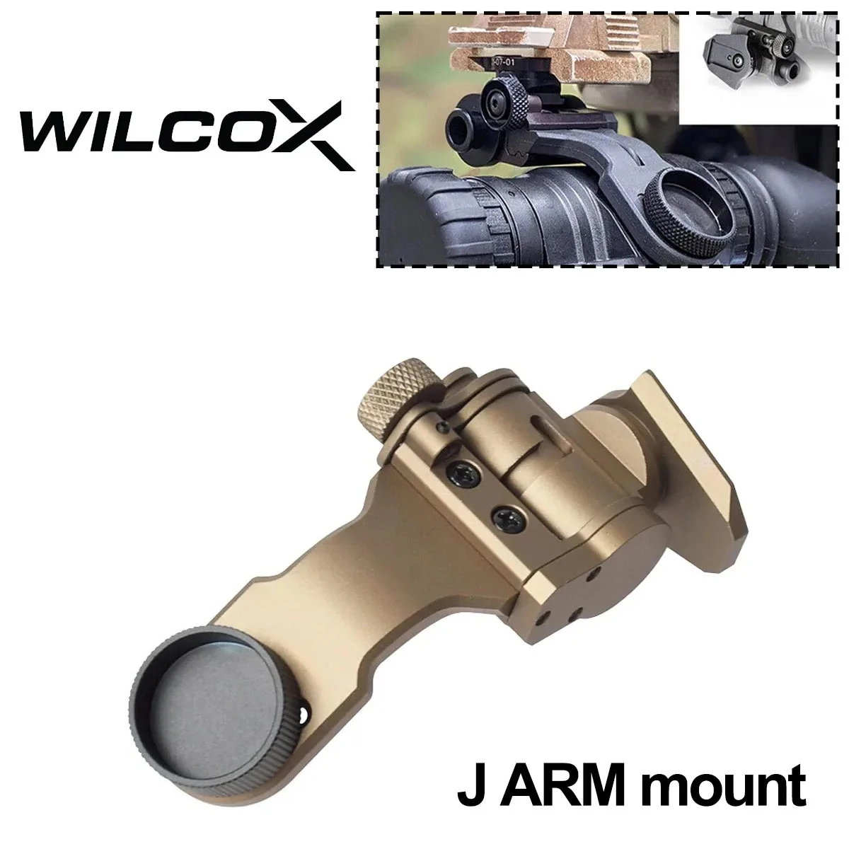 Wilcox Metall L4G24 NVG-Halterung L4 G24 Halterung für PVS15 PVS18 GPNVG18 Nachtsichtbrille Fast OPS Helmteile – Detail 12