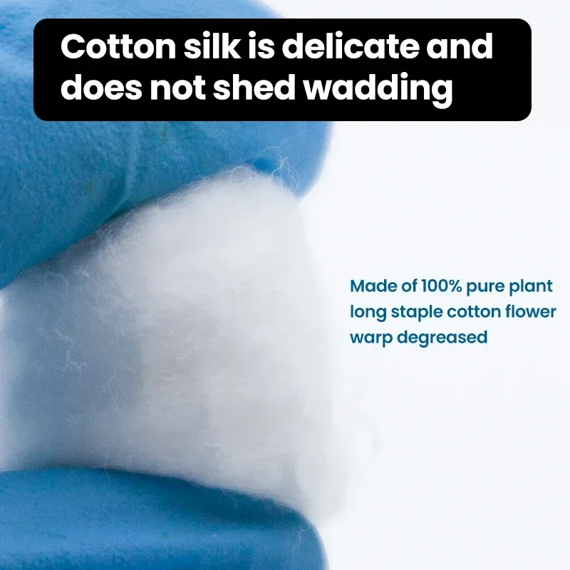 Dental Absorbent 100% Cotton Balls: Machine-Molded Cost Savings, Pure Long-Staple Cotton 8X Absorbency, Easy and Efficient Use