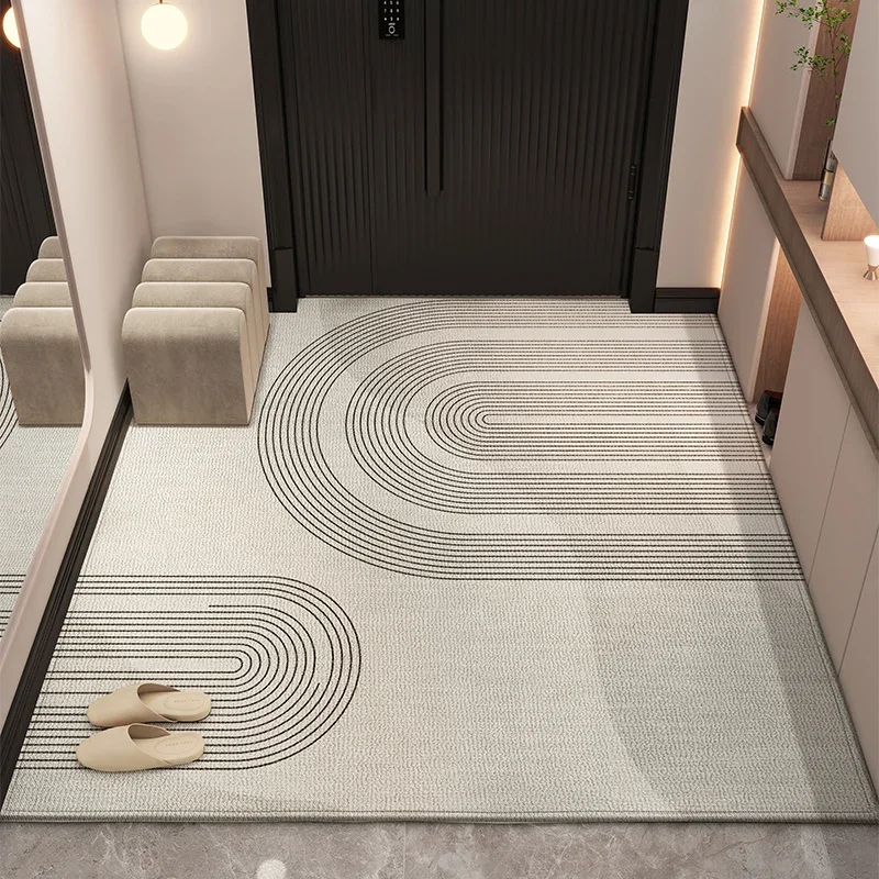 سجادة أرضية منزلية فاخرة خفيفة لباب غرفة النوم ووسادة قدم مدخل غير قابلة للانزلاق