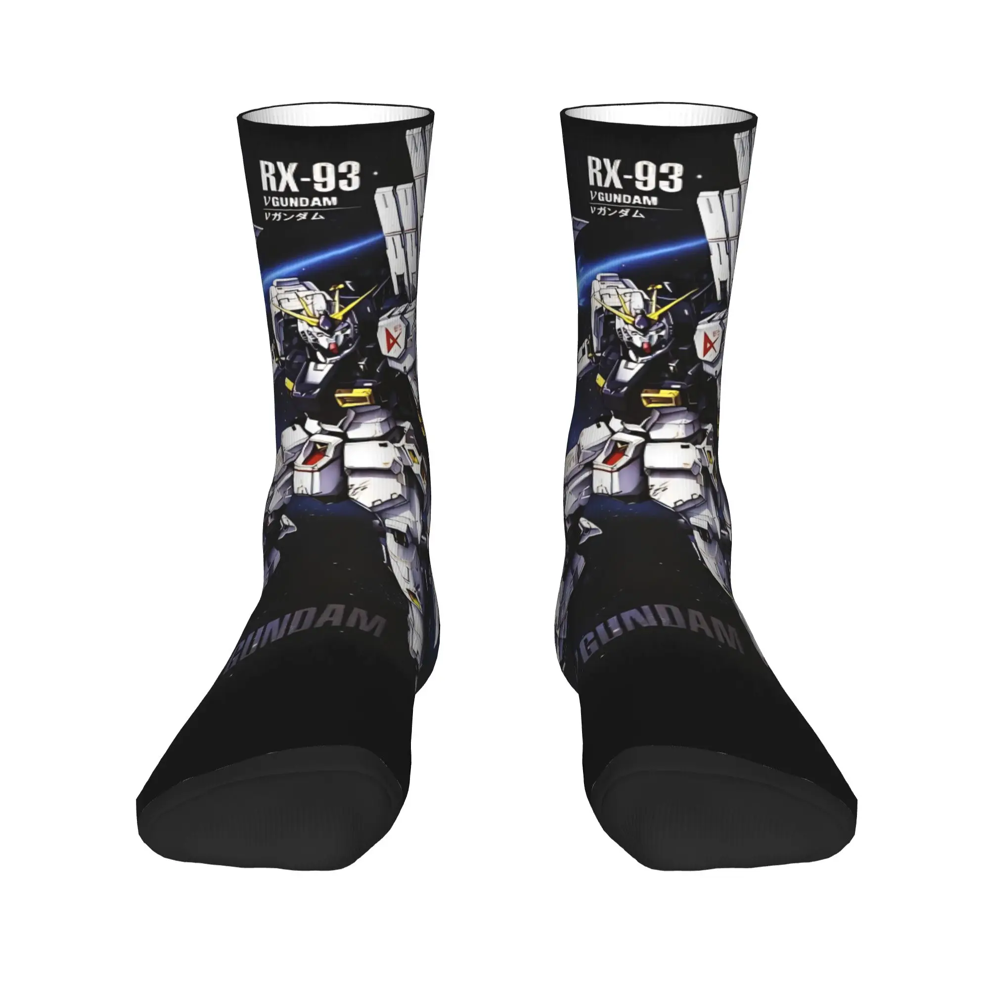 

Funny Sock Bandai gundam RX 93 Nu 1827857612 Vintage Seamless Pattern Printed Men Crew Socks Casual Men's Socks