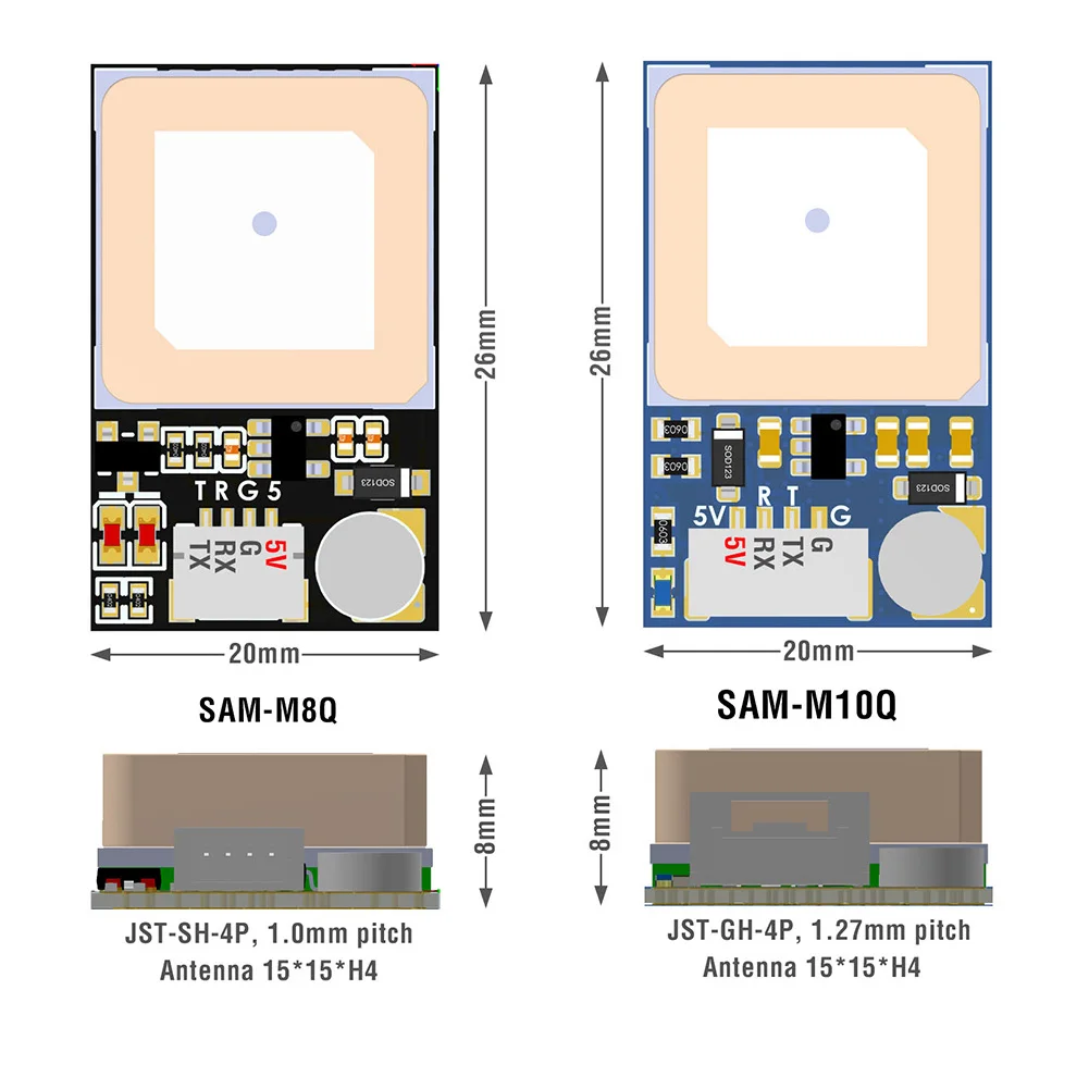 MATEK SAM-M10Q GNSS GPS Modul Integrierte Patch Antenne für RC Multirotor Long Range FPV Freestyle Drone Roboter DIY Teile