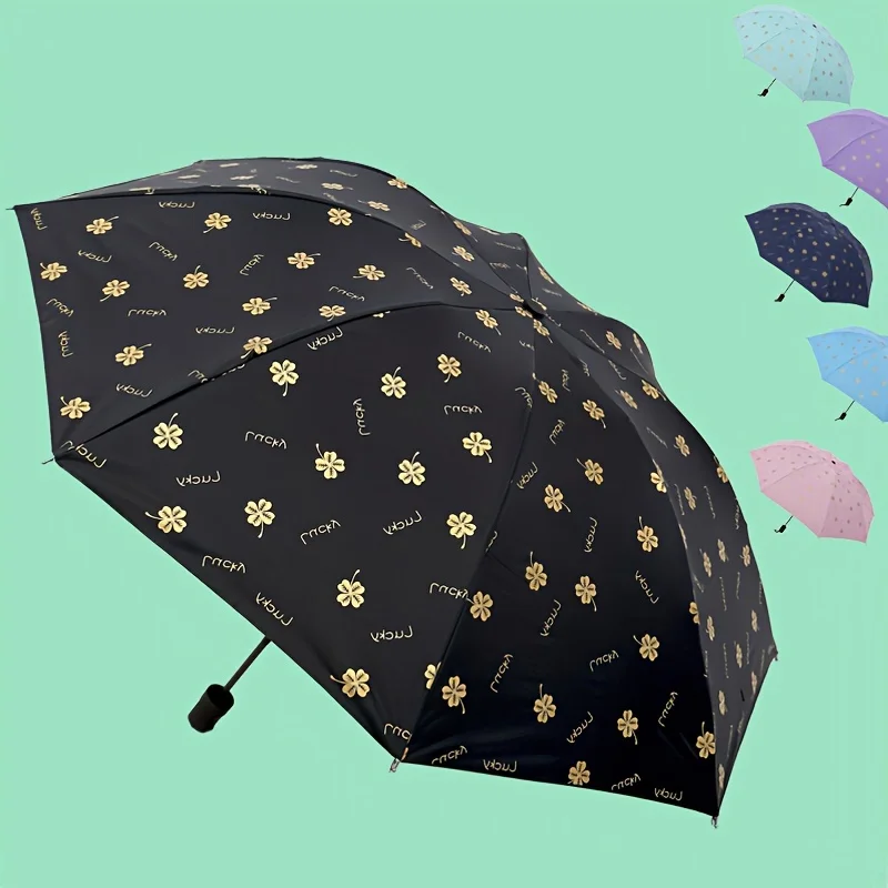 

Складной солнцезащитный зонт, портативный мультяшный зонт для дождя и блеска