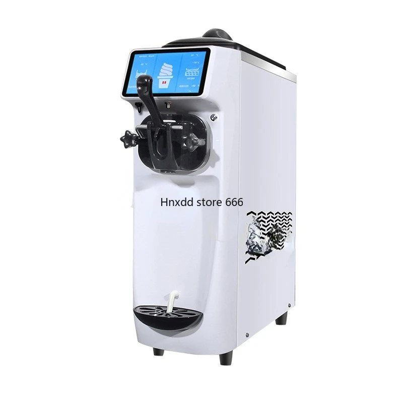 Soft Serve Ice Cream Machine Commercial Electric Ice Cream Makers Desktop Sundae Ice Cream Machine 220V