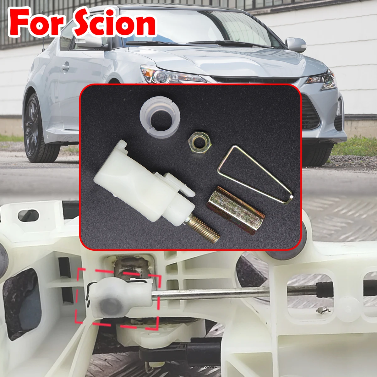 

For Scion tC AT20 xA XP60 xB Gear Shift Cable Eyelet Linkage Control Bushing Gearbox Shifter Lever Selector End Rod Connect Bush