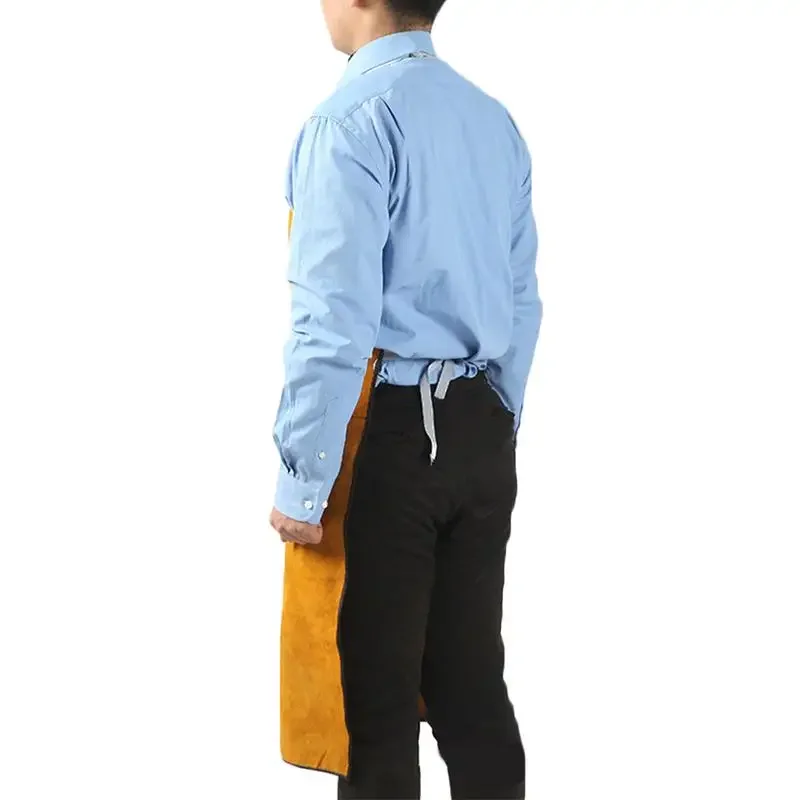 1 قطعة قابل للغسل العزل الحراري جلد البقر ساحة لحام لحام الملابس الواقية حداد #5