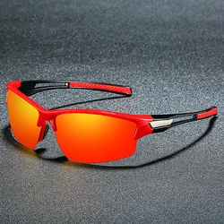 Gafas de sol deportivas polarizadas para hombre y mujer, lentes de sol para conducción, pesca, deslumbramiento, película de color, motocicleta, correr, Viajes