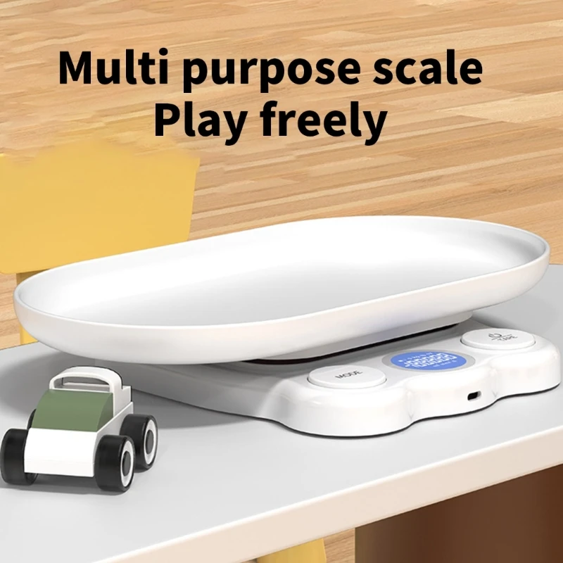 

Baby Weight Scale with LED Screen and Multiple Weighing Modes Pet Scale ABS Texture Weighing Tool for Infants and Pet B03E