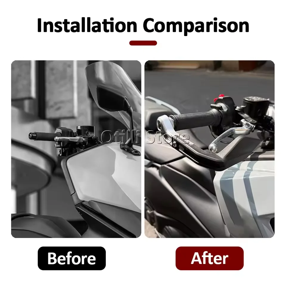 

Motorcycle Handlebar Brake Clutch Levers Hand Guard Protector For Yamaha T-MAX560 T-MAX 560 TMAX560 TMAX 560 TECH MAX 2022-2026