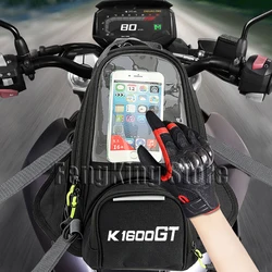 Motorcycle Magnetic Bag Riding Bag Navigation Fuel Tank Bag Large Screen For BMW K 1600GT K1600 GT K 1600 GT