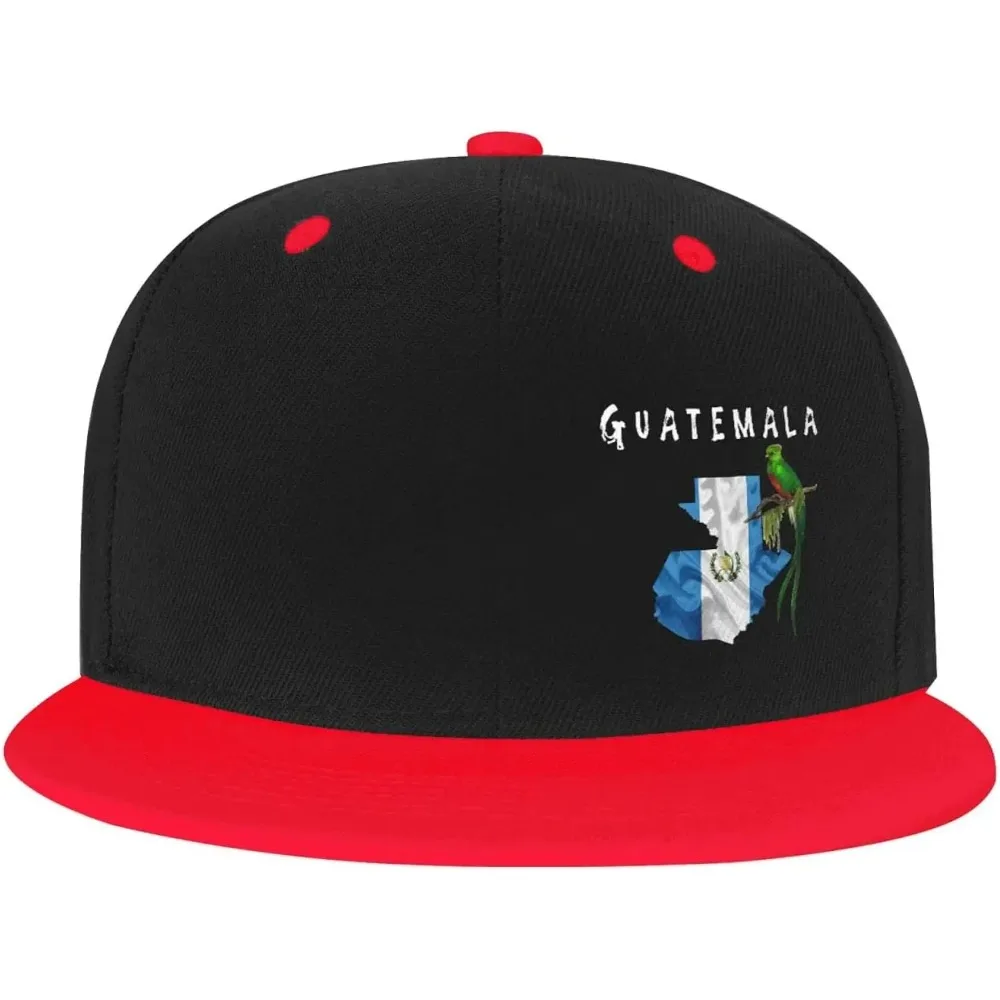 Flag Map and Quetzal Bird of Guatemala Hip Hop Baseball Cap