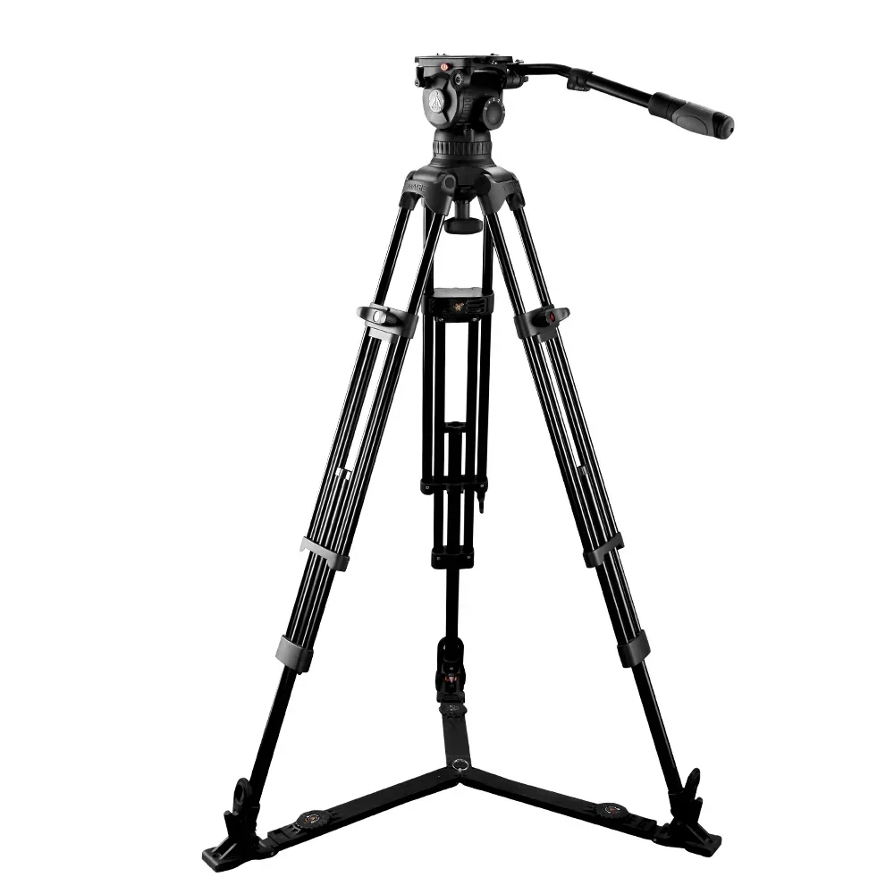 

E-IMAGE EI7083A2 Professional video Two-Stage tripod with fluid head and ground Spreader