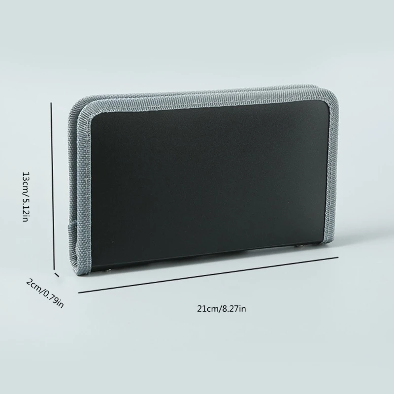 13 Pocket Receipt Coupon Organiser Zippered Receipt Wallet Small Expandable File Folder for Receipts, Coupons