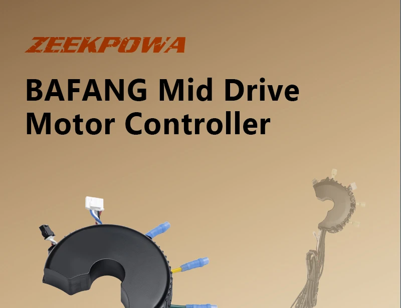 BAFANG 48V 750W BBS01 BBS02 Zentralmotorsteuerung für Mittelantriebsmotor mit Frontlampenanschluss und Gangschaltungssensor – Detail 1
