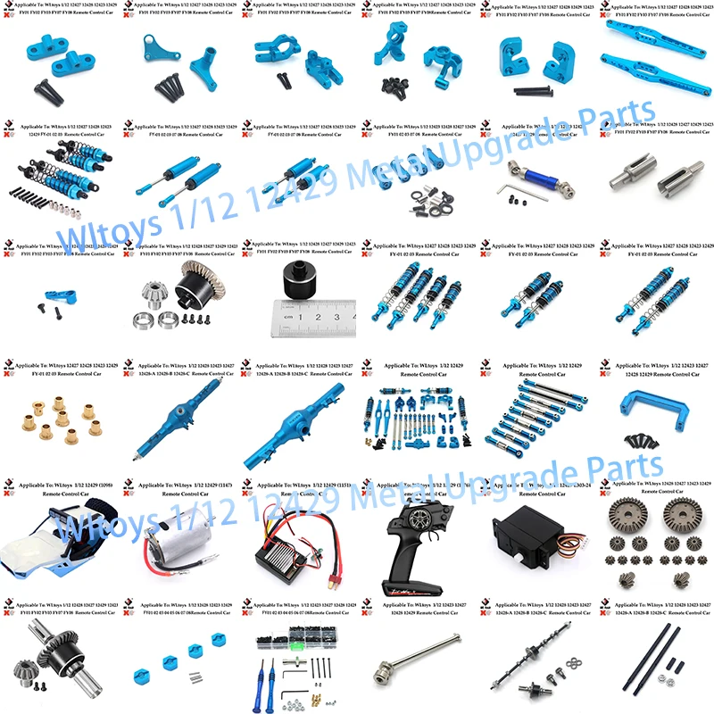 

Wltoys-Barra Amarre Metal Para Coche Teledirigido Accesorios Copa Dirección Amortiguador Delantero Y Trasero Para Camión 12429