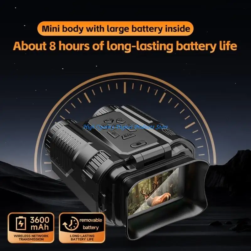 

U2JE 2 Inch Screen 4K Night View Goggles Suitable for Security & Wildlife