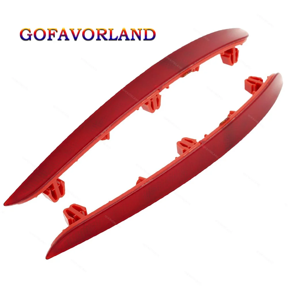 

63147388765 63147388766 Pair Rear Left Right Reflector Light Lamp Red Plastic For BMW 530e 2017-2020 530i 540i 2018 2019 2020