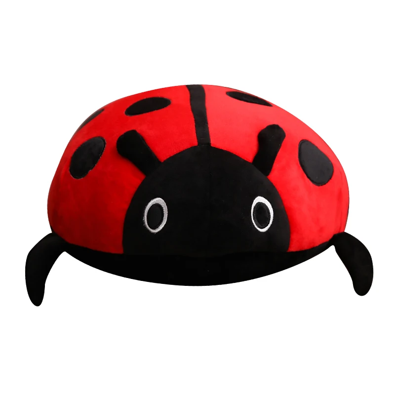 Kawaii Ladybird Cute Plush Toy Soft Ladybug Insect Hold Doll Pillow Cushion Novelty Children Birthday Christmas Gift Room Decor