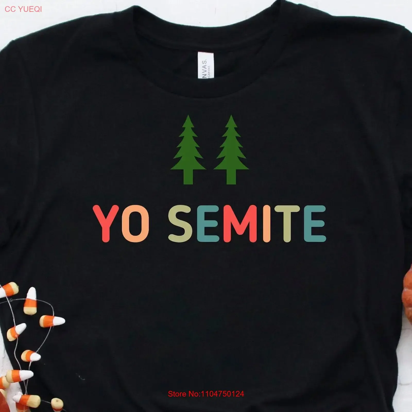 Yo Semite T Shirt Yosemite Camping Outdoor Adventure Explore Mountains vintage Washed Casual Slightly designer clothes