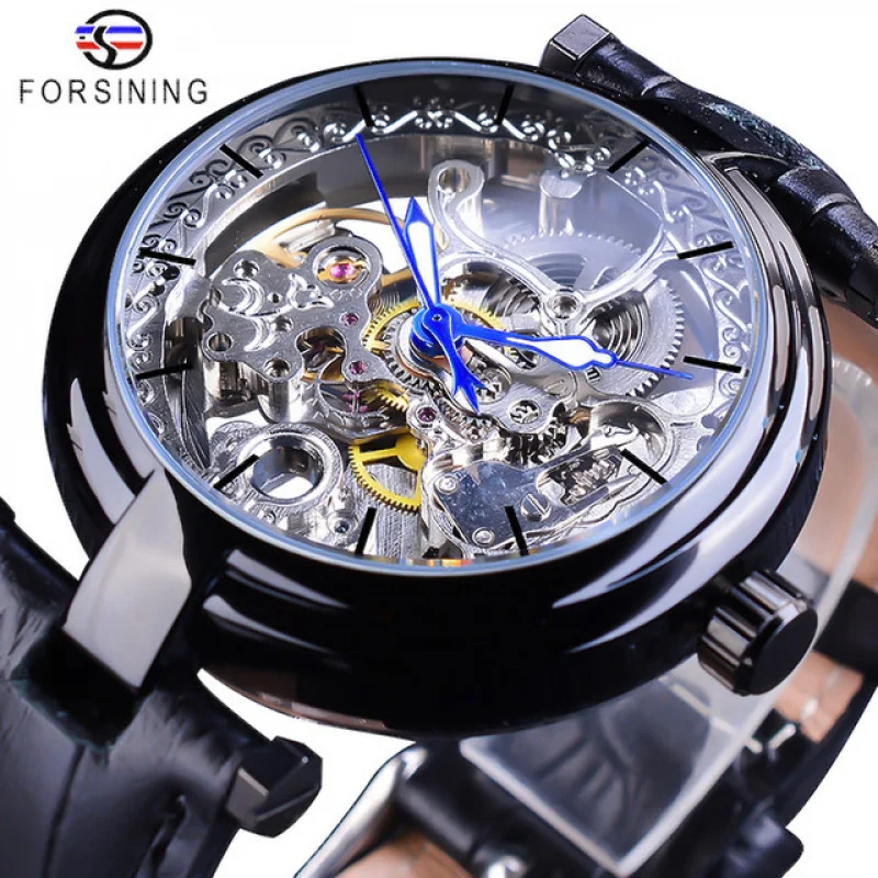 Official brand free shippingHigh-End Hollow 's Automatic Waterproof Luminous Mechanical Men's Watch