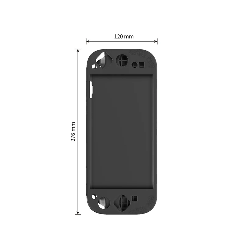 Ffyy-shell capa protetora de silicone capa completa para switch 2 suporte integrado aperto aprimorado design leve