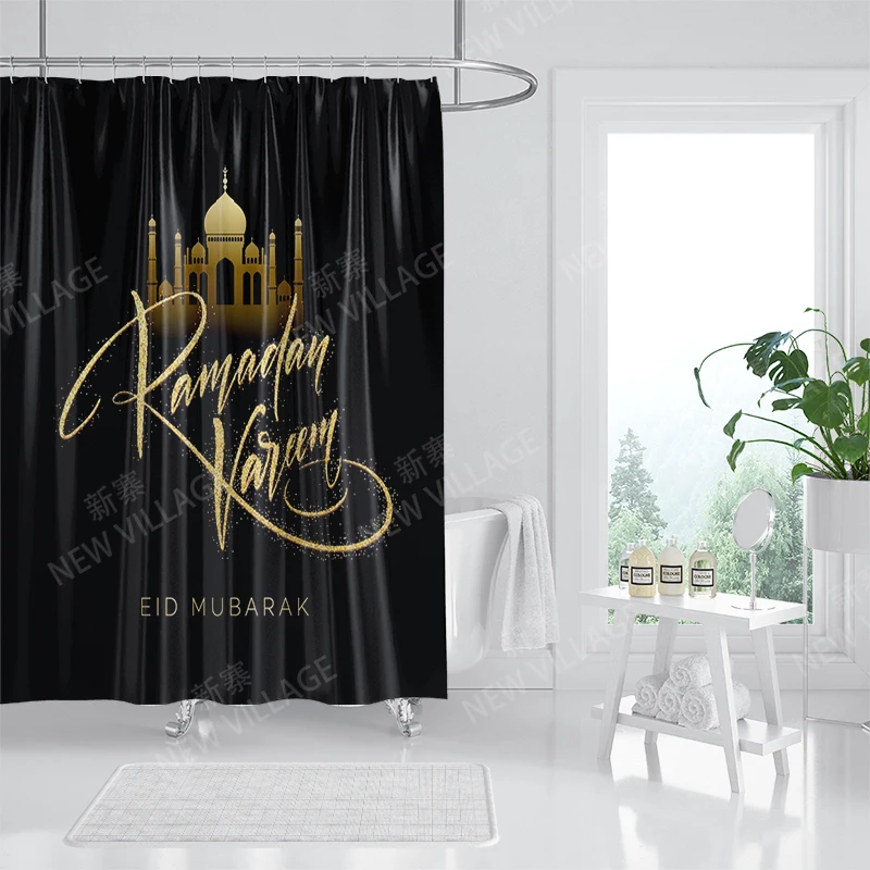 Home shower curtains for bathroom waterproof fabric bathroom Curtains castle Magic and Moon modern shower curtain180x200 240x200