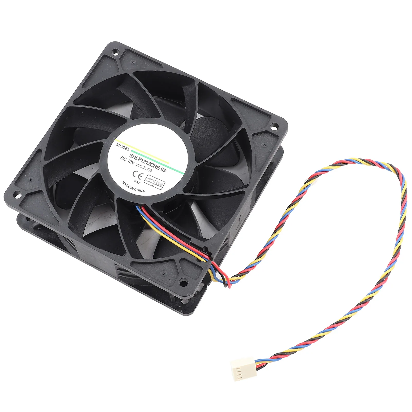 

Охлаждающий вентилятор постоянного тока 12 В 2,7 А 6000 об/мин, замена стабильной производительности, 4-контактный разъем, охлаждающий вентилятор для Antminer S7 S9, аксессуары для майнинга