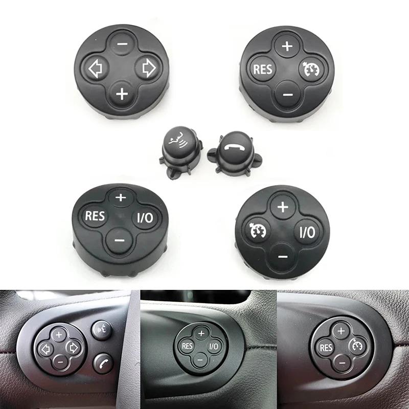 

Steering Wheel Multifunction Cruise Control Volume Button Cover For BMW MINI Cooper Countryman Clubman Roadster R55 R56 R57 R58