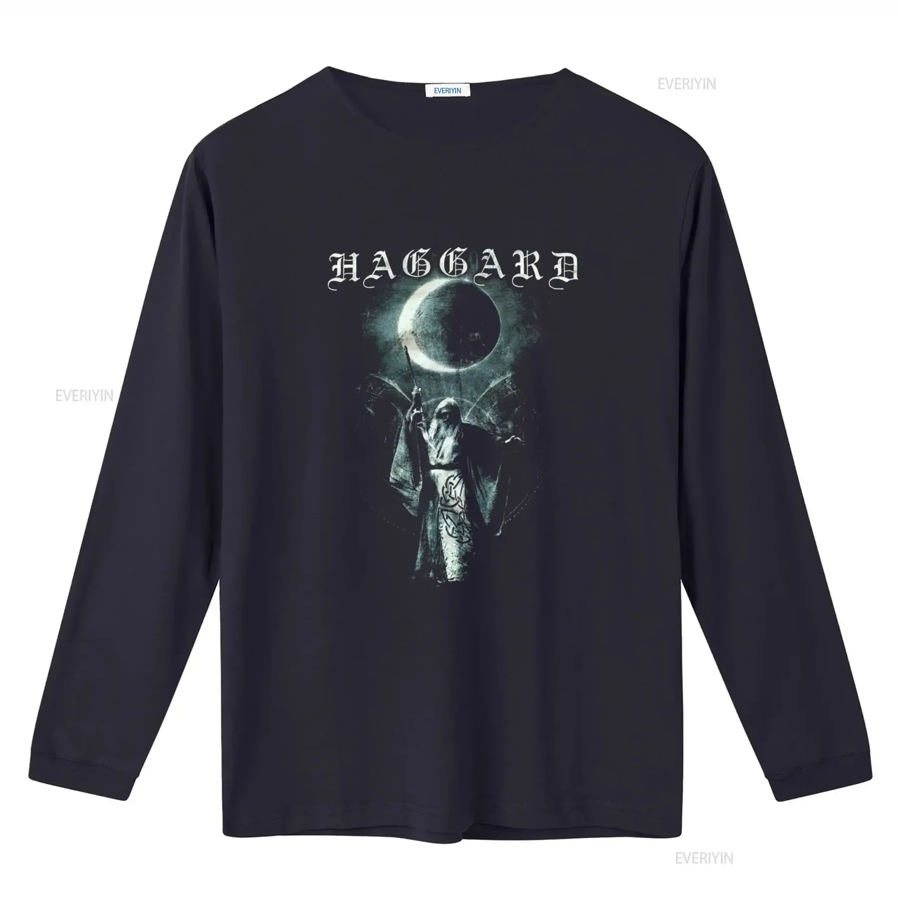 Haggard German Symphonic Metal Band Moonrise T Shirt for Rock Music Fans Unique Design vintage Washed Comfortable streetwear - view 4