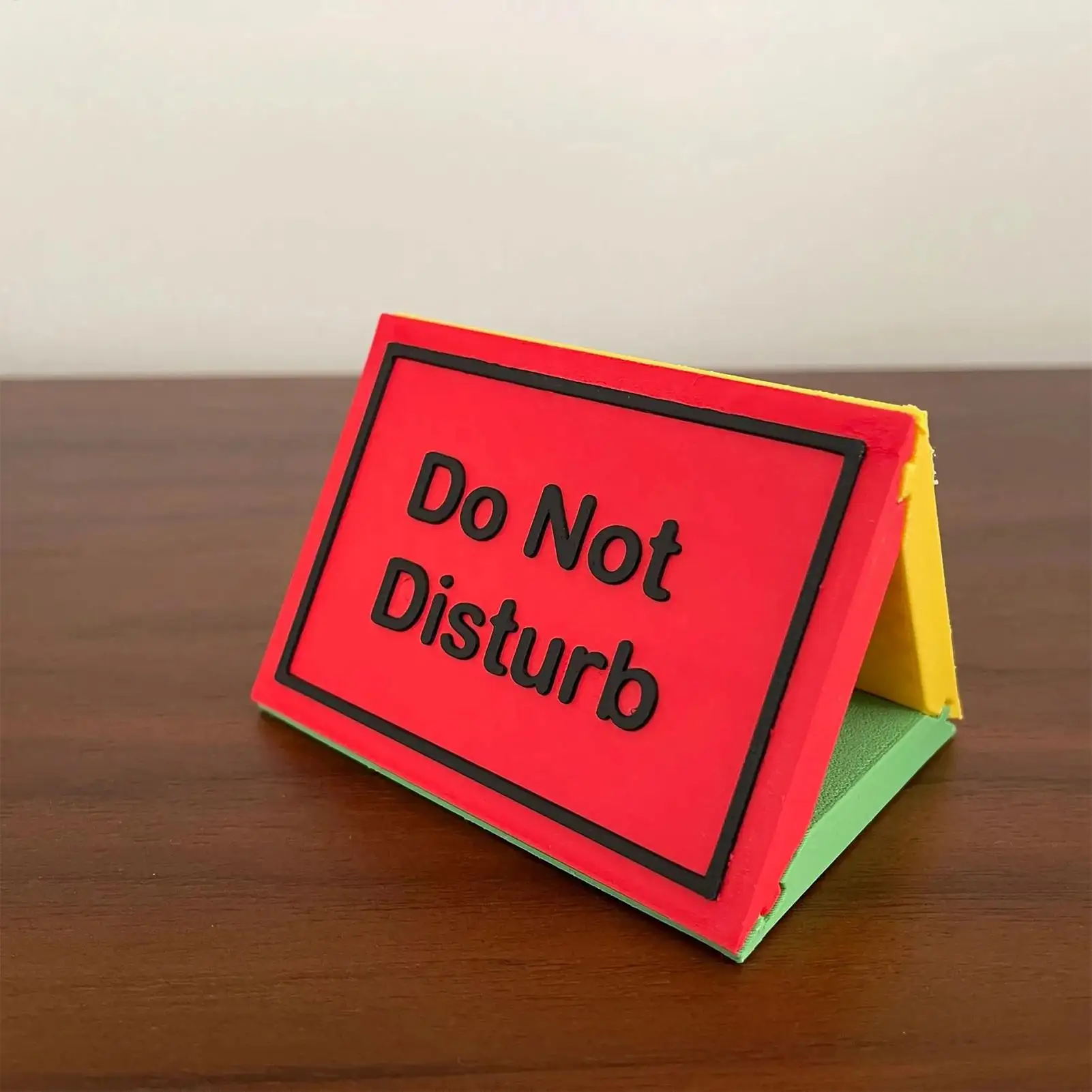 Letrero de Mesa de No Molestar de 3 Caras, Indicador de Escritorio de No Molestar, Letrero para Sala de Conferencias, Accesorios de Escritorio para Hogar, Baño, Hotel