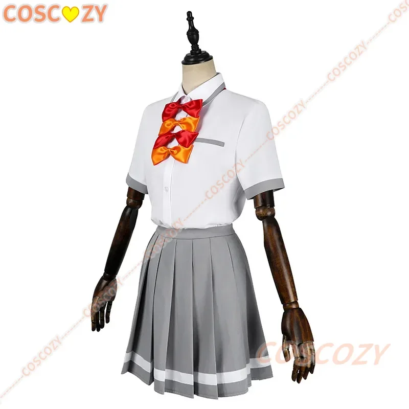 Costume de Cosplay Yanami Anna Yakishio Remon Komari Chika, Perruque Anime, Trop d'Heroines Perdantes, Uniformes Scolaires JK, Ensemble d'Arc