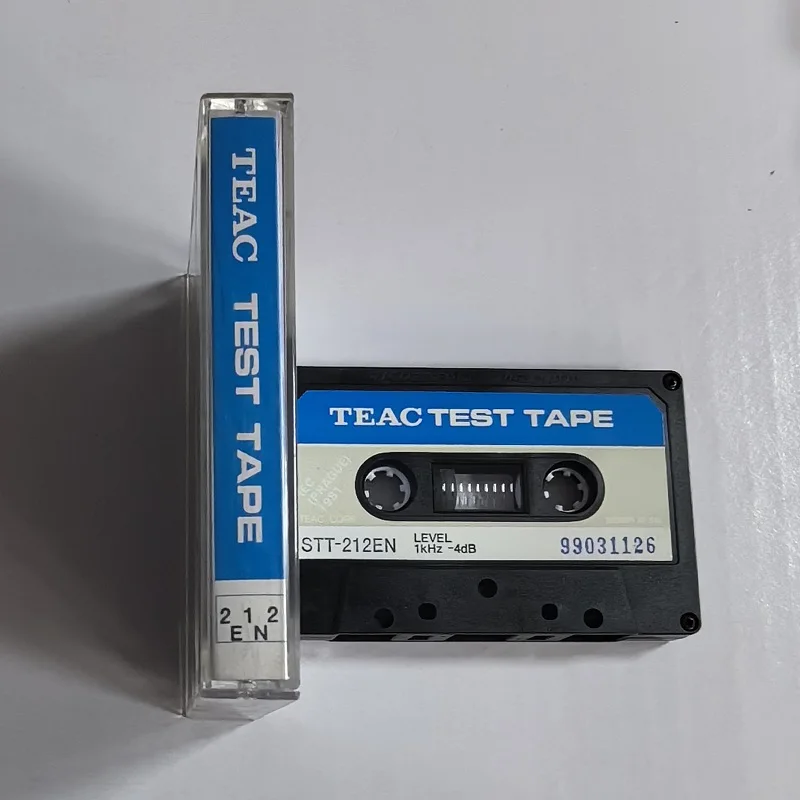 TEAC TEST TAPE STT-212EN 1kHz-4dB LEVEL ADJUSTMENT ，Recorder reference level