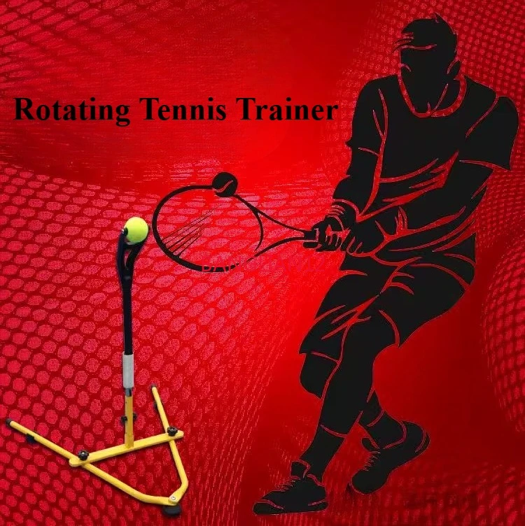 Rotary tennis trainer, portable tennis indoor batter
