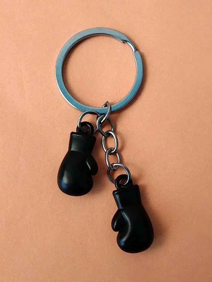 1pc Alloy Material New Design Sports Boxing Glove Shaped Pendant,Suitable For Boxing Gym GiftGiving,Boxing Fans,Backpack Pendant