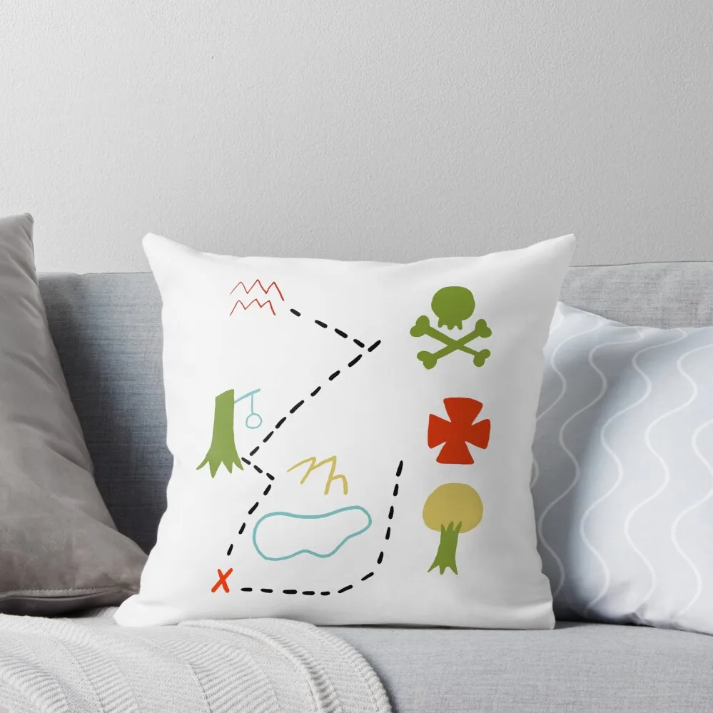 

Peter Pan Map Throw Pillow Pillows Aesthetic luxury sofa pillows Decorative Sofa Cushion Decorative pillowcase pillow