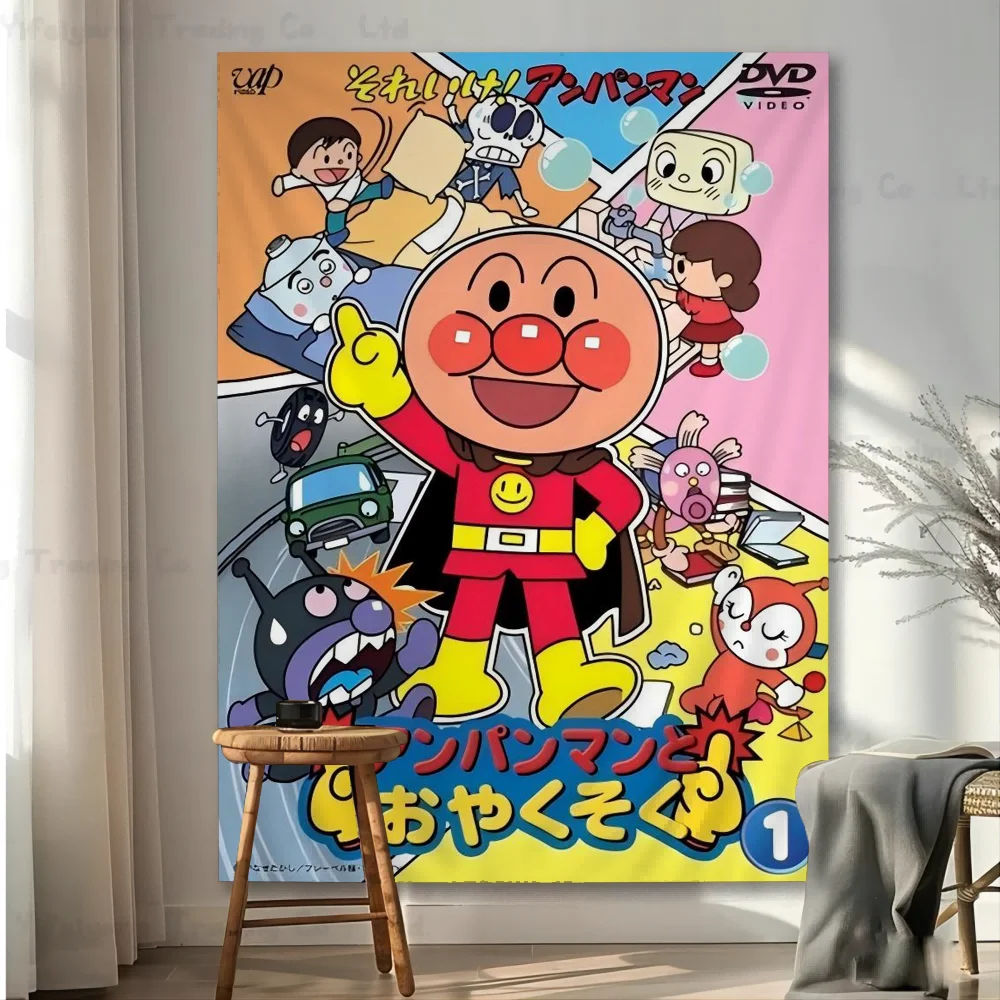 

Anpanman Movie Cartoon Tapestry Bohemian Wall Tapestries Mandala Wall Hanging Sheets