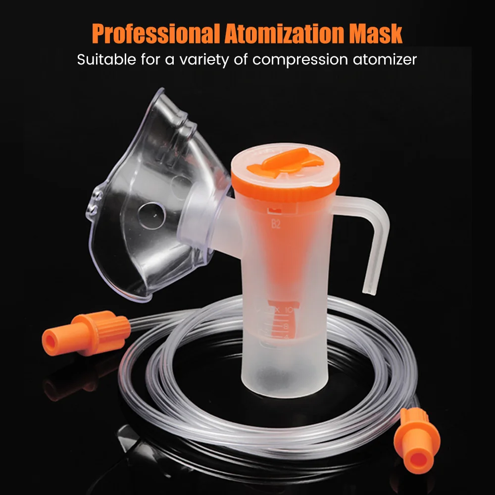 Nebulizer Asthma Inhaler Set Accessories Comp Mist Household Nebulizer Cup Mouthpieces Adult Child Mask Inhaler Set Parts