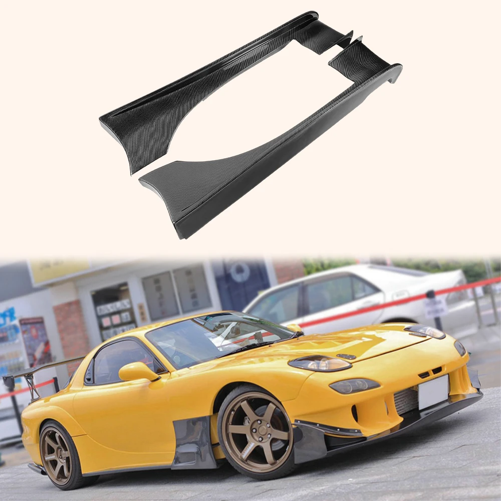 

Для Mazda RX7 FD FD3S RE-GT стиль боковые юбки из углеродного волокна комплекты кузова пара