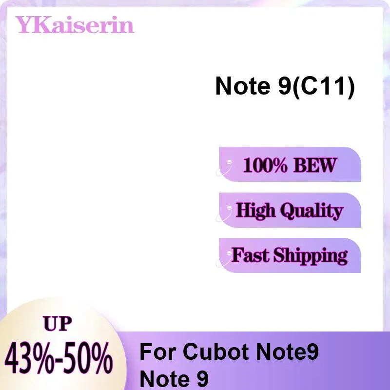 5900mAh For Cubot Note9 Note 9 9 C11 Mobile Phone Battery High-Performance